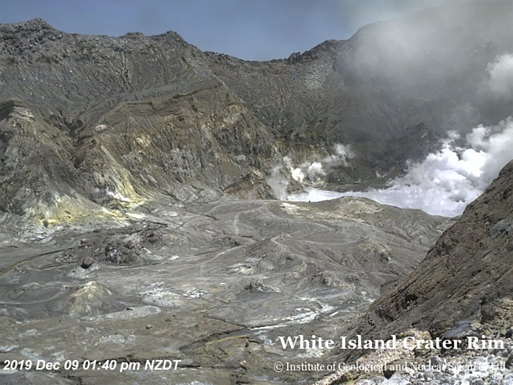 New Zealand Volcano Erupts